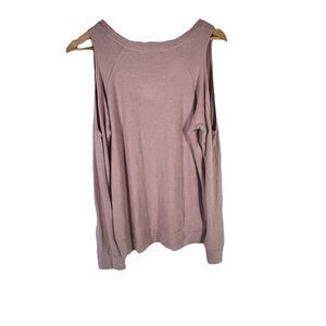 Hippie Rose Pink Sweater Size Large Color Mauve Petal Cute And Soft